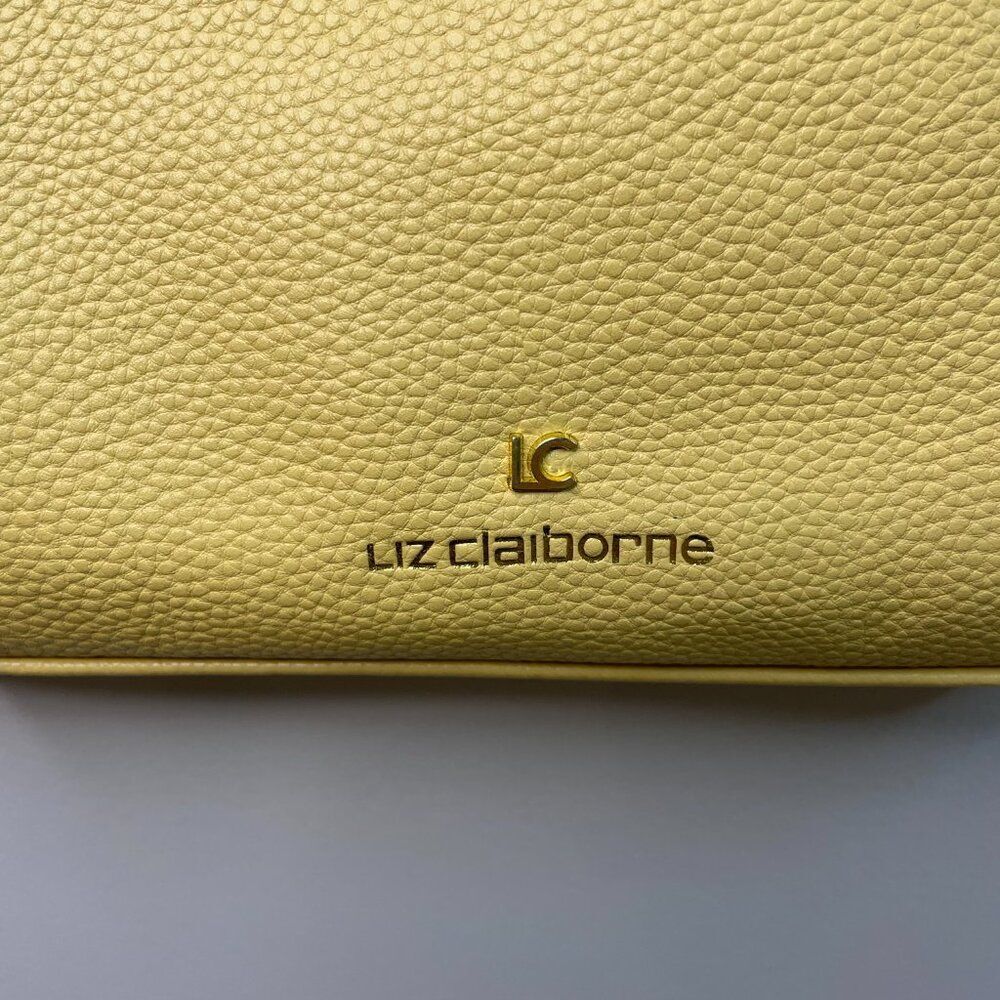 Liz Claiborne Penny Yellow Purse Crossbody Handbag - Picture 2 of 10